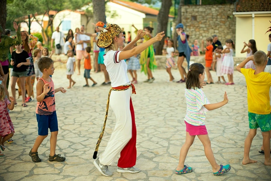 Animacijska ekipa Lighty, kamp Kovačine, Cres